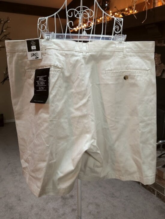 NWT Bill Robin Son Big & Tall sz 46 tan shorts - Picture 3 of 3